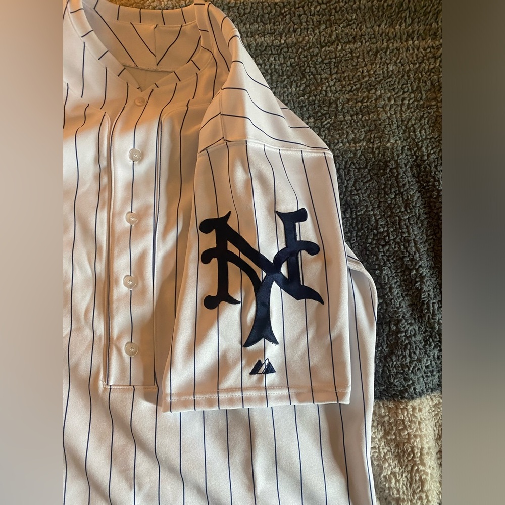 Majestic Authentic Turn Back the Clock throwback 1912 SF/NY Giants jersey. Sz 48 - Picture 3 of 7